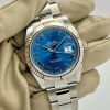 Rolex Datejust 41 Azzurro Blue Dial 2022 - 11