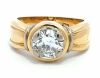 18K Yellow Gold Diamond trio ring set with 2.83TDW - 6