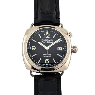Panerai PAM00078 Radiomir Seconds Counter 18k White Gold 42mm 2003 Box & Papers