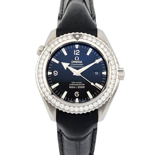 Omega 222.18.46.20.01.001 Planet Ocean Ice Bezel 45.5mm 2014 Box & Papers