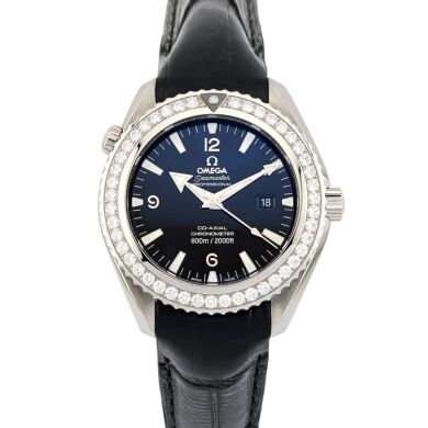 Omega 222.18.46.20.01.001 Planet Ocean Ice Bezel 45.5mm 2014 Box & Papers