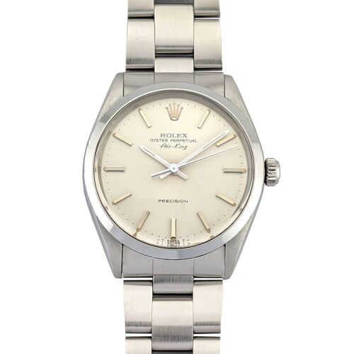 Rolex 5500 Air King Silver Dial 34mm 1986 Box & Papers