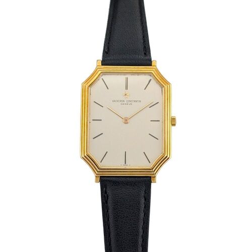 Vacheron Constantin 33072 18k Gold Octagon Ultra Thin 27mmx32mm 1980s