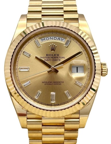 Rolex Day Date 228238 Baguette Dial 2022