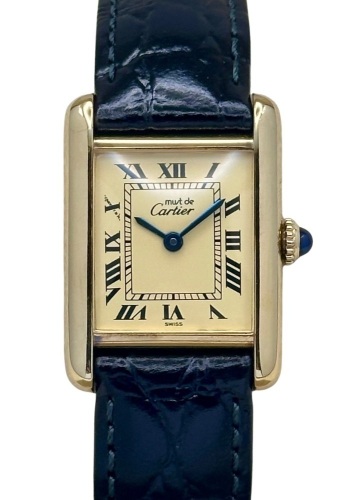 Cartier Tank Must De Cartier Ivory Romans Manual Winding