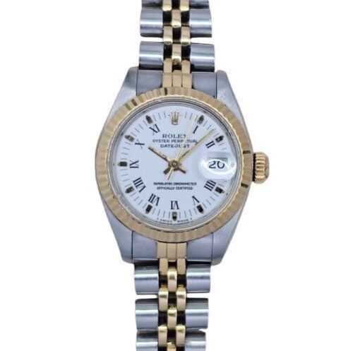 Rolex Lady-Datejust 26 White Dial 69173
