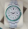 Rolex Datejust 41 Aftermarket Diamonds Emerald - 3
