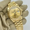 Rolex Day-Date 40 Ref 228238 Champagne Baguette Dial - 9