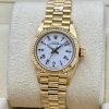 Rolex Oyster Perpetual 26 White Buckley 18K Yellow Gold Presidential Ref 67198 1985 - 5