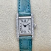 Cartier Tank Mini 18K White Gold Diamond Set White Ref 1370 1 - 2