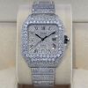Cartier Santos Large Custom Diamond Set - 2