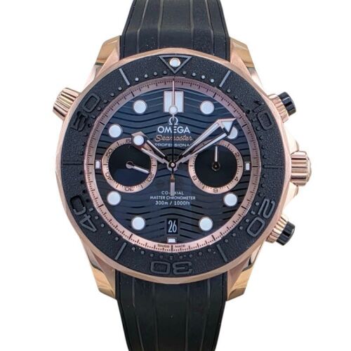 Omega Seamaster Diver 300M Chronograph Sedna Gold