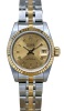 Tudor Princess Date 18K Yellow Gold Champagne Romans Ref 92413 NEW
