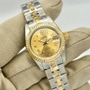 Tudor Princess Date 18K Yellow Gold Champagne Romans Ref 92413 NEW - 8
