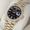 Rolex Day-Date 36 Black Diamond Dial 18038 - 5