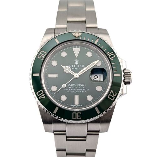 Rolex 116610LV Submariner Date Hulk 40mm 2013 Box & Papers