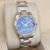 Rolex 278274 Datejust Blue Floral Diamond Dial 31mm 2023 Box & Papers Unworn - 3