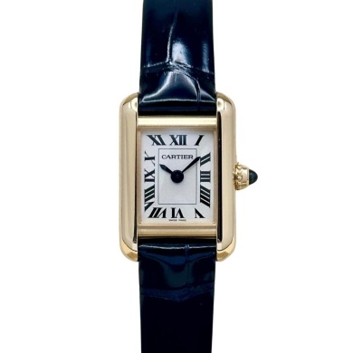Cartier Tank Louis Mini 18K Yellow Gold White Romans Ref WGTA0352 2025 NEW