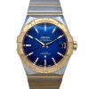 Omega Constellation 18K Rose Gold Blue Ref 123.20.38.21.03.001