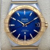 Omega Constellation 18K Rose Gold Blue Ref 123.20.38.21.03.001 - 3