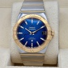 Omega Constellation 18K Rose Gold Blue Ref 123.20.38.21.03.001 - 5