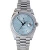 Rolex Day-Date 40 Platinum 228206 Ice Blue Motif