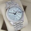 Rolex Day-Date 40 Platinum 228206 Ice Blue Motif - 4