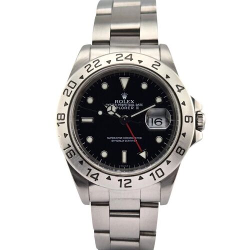 Rolex 16570 Explorer II &ldquo;Swiss Only&rdquo; Black Dial 40mm 1999 A Serial