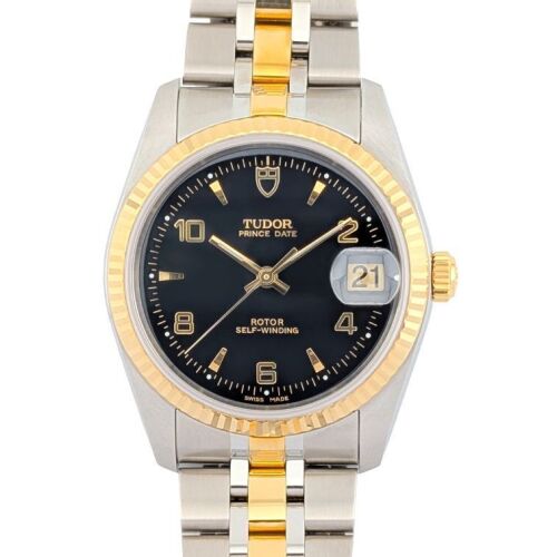 Tudor 74033 Prince Date Black Dial 34mm 2021 Box & Papers Unworn