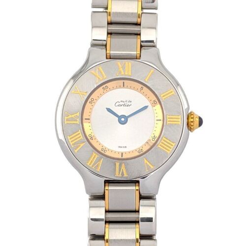 Cartier 1340 21 Must de Cartier Two Tone 28mm 1990s