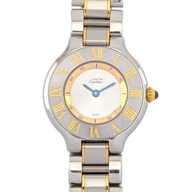 Cartier 1340 21 Must de Cartier Two Tone 28mm 1990s