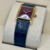 Cartier Tank Must Large Burgundy Dial Manual Winding - 4