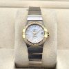 Omega 123.25.27.20.55.001 Constellation Ladies Two Tone MOP Diamond Dial 27mm ~2000s - 2