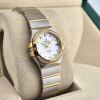 Omega 123.25.27.20.55.001 Constellation Ladies Two Tone MOP Diamond Dial 27mm ~2000s - 3