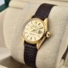 Rolex 6517 Lady Datejust 18k Yellow Gold Linen Dial 26mm Box & COA - 4