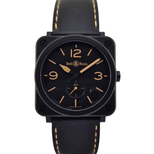 Bell & Ross BRS-64-CMBL Ceramic Black Matte 2016 Box & Papers