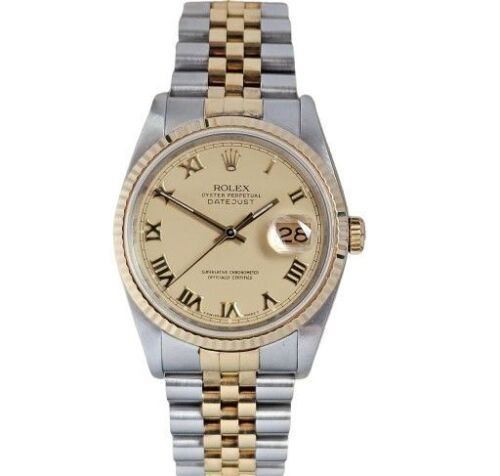 Rolex Datejust 36 Lemon Roman Dial 16233