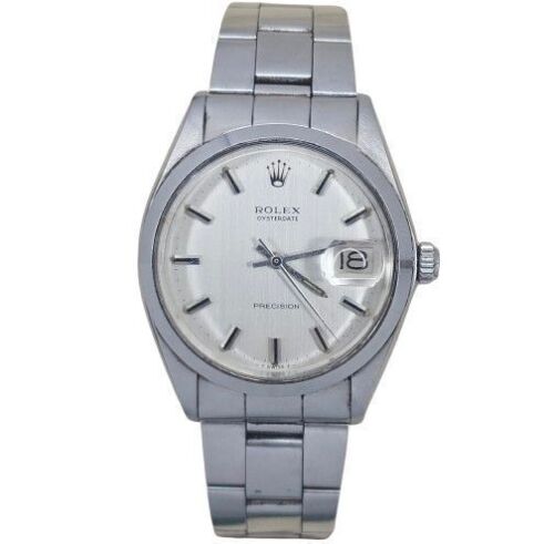Rolex Oysterdate Precision 6694 Silver Linen Dial