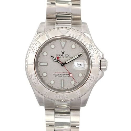 Rolex 16622 Yacht-Master Platinum Dial 40mm 2002 Box & Papers