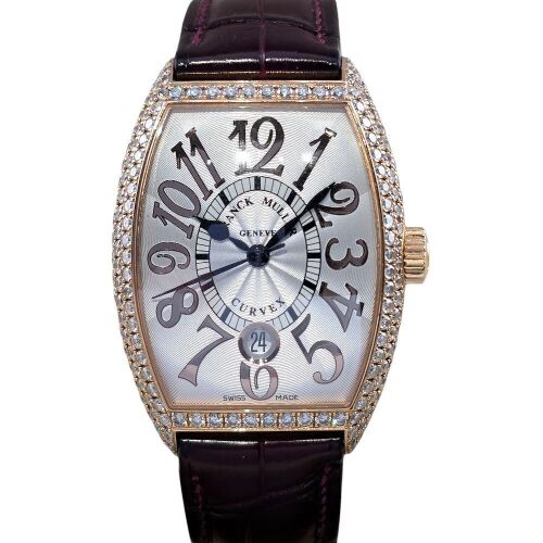 Franck Muller Cintree Curvex Rose Gold Factory Diamond Set