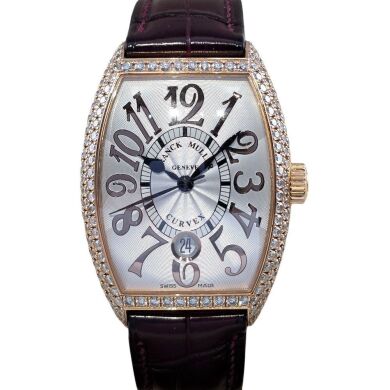 Franck Muller Cintree Curvex Rose Gold Factory Diamond Set