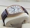Franck Muller Cintree Curvex Rose Gold Factory Diamond Set - 3