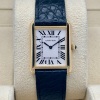 Cartier Tank Solo Large 18K Yellow Gold White Romans Ref 3167 - 3