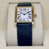 Cartier Tank Solo Large 18K Yellow Gold White Romans Ref 3167 - 5