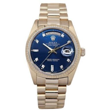 Rolex Day-Date 36 Blue Diamond Dial 18038