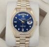 Rolex Day-Date 36 Blue Diamond Dial 18038 - 3
