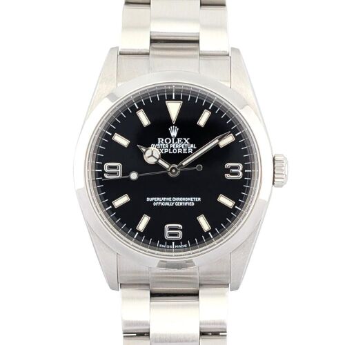 Rolex 114270 Explorer Black Dial 36mm 2003 Box & Papers