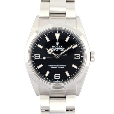 Rolex 114270 Explorer Black Dial 36mm 2003 Box & Papers