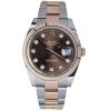 Rolex Datejust 41 Chocolate Diamond Dial 126331 Unworn