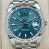 Rolex Datejust 41 Mint Green Jubilee Ref 126300 2025 New - 3
